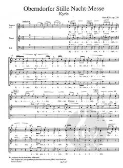 Oberndorfer Stille-Nacht-Messe op.250 (Hans Klier) 