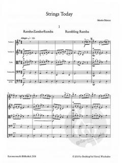 Strings Today von Martin Bärenz 