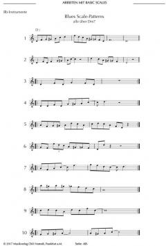 Basic Scales - Sax Workout Nr. 1 von Gernot Dechert 