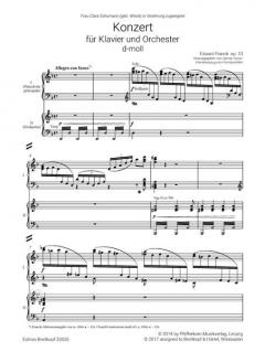 Konzert d-moll op. 13 von Eduard Franck für Klavier und Orchester im Alle Noten Shop kaufen
