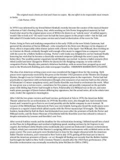 Within the Quota - Ballet Suite von Cole Porter 