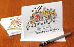 Beautiful Music - Beautiful Children Notecards im Alle Noten Shop kaufen