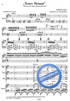 Chor der Gefangenen f. gem Chor Orchester (Giuseppe Verdi) 