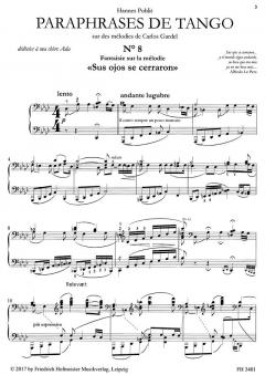 Paraphrases de Tango 3 von Hannes Pohlit 