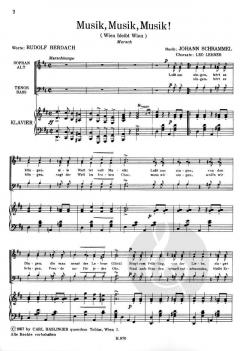 Musik, Musik, Musik! nach dem Marsch Wien bleibt Wien (Johann Schrammel) 