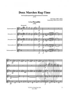 2 Marches Rag-Time von Erik Satie 