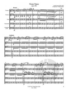 Nixen-Tänze op. 198 von Joseph Lanner für Streichquartett im Alle Noten Shop kaufen