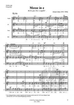 Messe in e (Johann Lütter) 