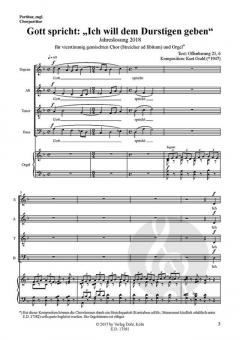 Gott spricht: 'Ich will dem Durstigen geben' - Jahreslosung 2018 (Kurt Grahl) 