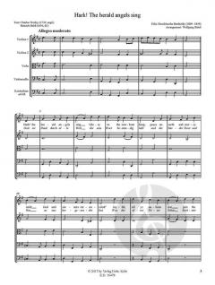 Gott sei Dank durch alle Welt von Felix Mendelssohn Bartholdy für Streichorchester und Gesang ad lib. im Alle Noten Shop kaufen