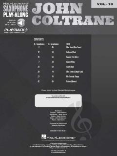 Saxophone Play-Along Vol. 10: John Coltrane 
