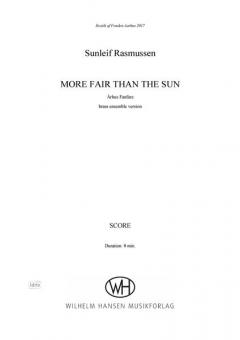 More Fair Than The Sun - arhus Fanfare - Brass Ensemble Version (Sunleif Rasmussen) 