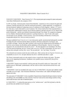 Paganini Variations - Piano Concerto No.3 von Poul Ruders 