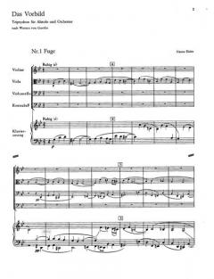 Das Vorbild von Hanns Eisler für Alt und Kammerorchester im Alle Noten Shop kaufen (Partitur)