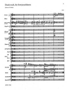 Dank euch Ihr Sowjetsoldaten von Hanns Eisler 