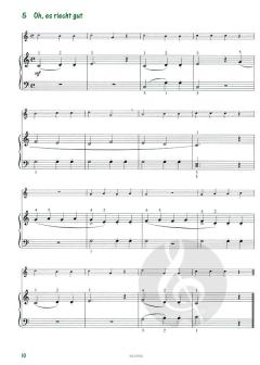 Das grüne Weihnachts-Lieder-Klavier von Manfred Schmitz im Alle Noten Shop kaufen