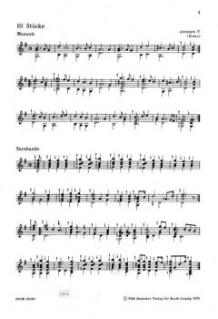 Gitarrenmusik des 16.-18.Jahrhunderts Band 3 