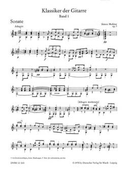 Klassiker der Gitarre Band 1 