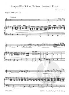 Ausgewählte Stücke von Giovanni Bottesini 