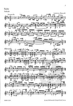 Gitarrenmusik des 16.-18.Jahrhunderts Band 4 