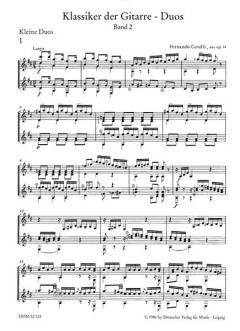 Klassiker der Gitarre Band 2: Duos 