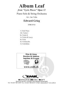 Album Leaf DOWNLOAD von Edvard Grieg 