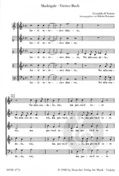 Sämtliche Werke: Madrigale Buch 4 (Carlo Gesualdo) 