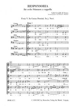 Sämtliche Werke: Responsorien (Carlo Gesualdo) 
