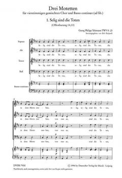 3 Motetten (Georg Philipp Telemann) 