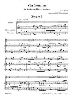 4 Sonaten von Antonio Vivaldi 