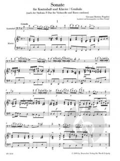 Sonate nach der Sinfonia F-dur von Giovanni Battista Pergolesi 