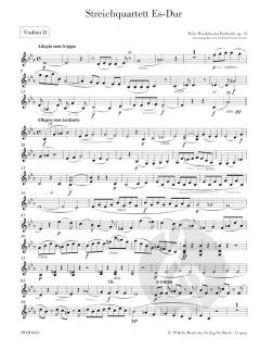 Streichquartett Es-dur op. 12 von Felix Mendelssohn Bartholdy im Alle Noten Shop kaufen