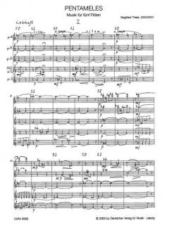 Pentameles von Siegfried Thiele 