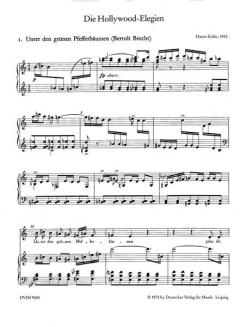 Ausgewählte Lieder 4 von Hanns Eisler 