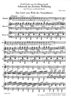 Schweyk im Zweiten Weltkrieg von Hanns Eisler 