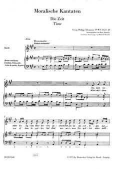 Moralische Kantaten von Georg Philipp Telemann 
