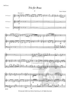 Trio for Brass von Václav Nelhýbel 