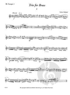 Trio for Brass von Václav Nelhýbel 