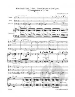 Klavierquartett D-Dur op. 23 (Antonín Dvorák) 