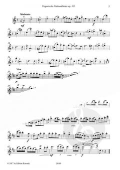 Ungarische Nationaltänze op. 311 von Wilhelm Popp für Flöte und Klavier im Alle Noten Shop kaufen