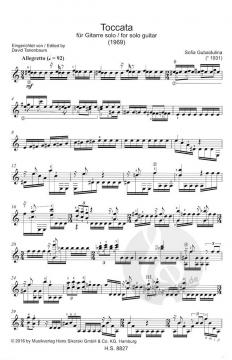 Toccata - Serenade von Sofia Gubaidulina 