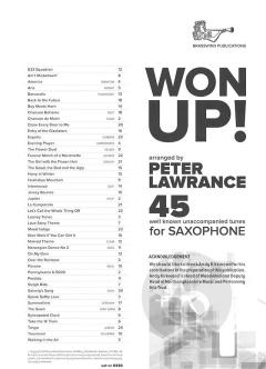 Won Up! for Saxophone von Peter Lawrance 