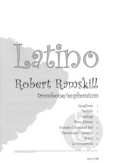 Latino for Trombone - Bass Clef with CD von Robert Ramskill 