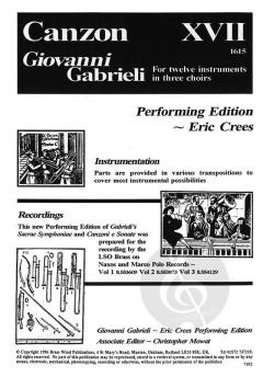 Canzon XVII (1615) (Giovanni Gabrieli) 