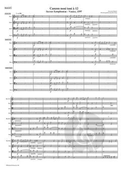 Canzon noni toni à 12 (1597) (Giovanni Gabrieli) 