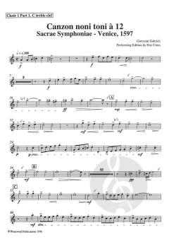 Canzon noni toni à 12 (1597) (Giovanni Gabrieli) 