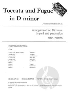 Toccata and Fugue von Johann Sebastian Bach 
