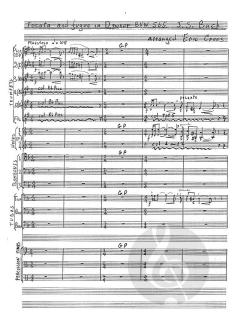 Toccata and Fugue von Johann Sebastian Bach 