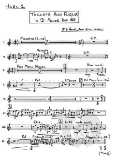 Toccata and Fugue von Johann Sebastian Bach 