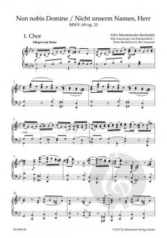 Psalm op. 31 (MWV A 9) von Felix Mendelssohn Bartholdy 